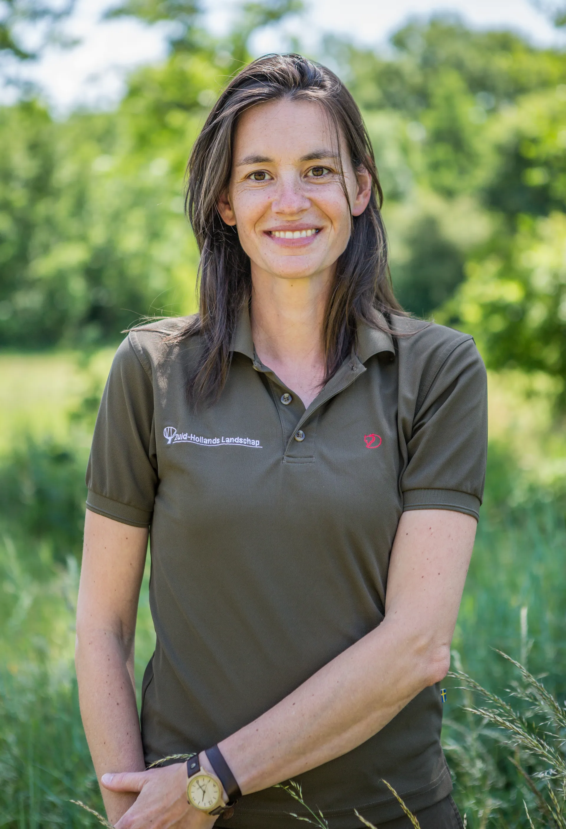 Portret van Mirjam Eikelenboom, boswachter bij het Zuid-Hollands Landschap